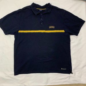 Vintage 90's Nautica Polo Shirt Men's XL Navy